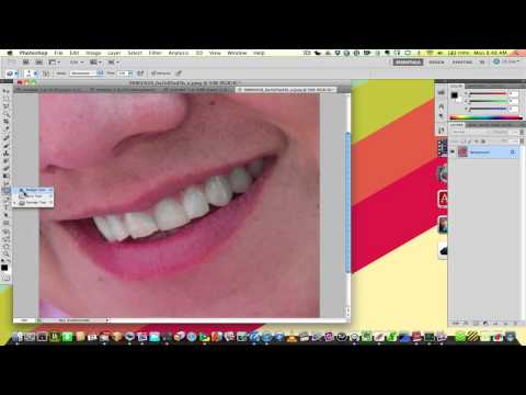 how to whiten teeth on a photo