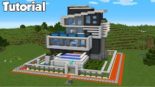 Minecraft: How to Build The Safest Modern House - Tutorial