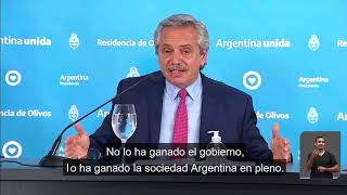 Discurso del Presidente de la Nación