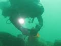 Julie and I went to explore 2 wreck while we were in Montreal. Henry C Daryaw and the Lillie Parsons, 2 cool wrecks with not so much penetration, but beautiful features and some cold water fish!