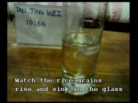 how to dissolve rice in sink