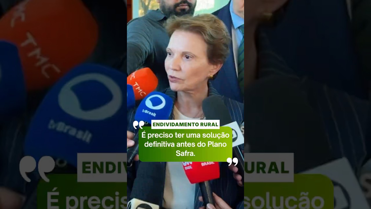 Endividamento Rural: Senadora Tereza Cristina