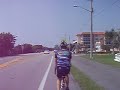 Road Bicyclists Riding in Boca Raton Florida on a1a