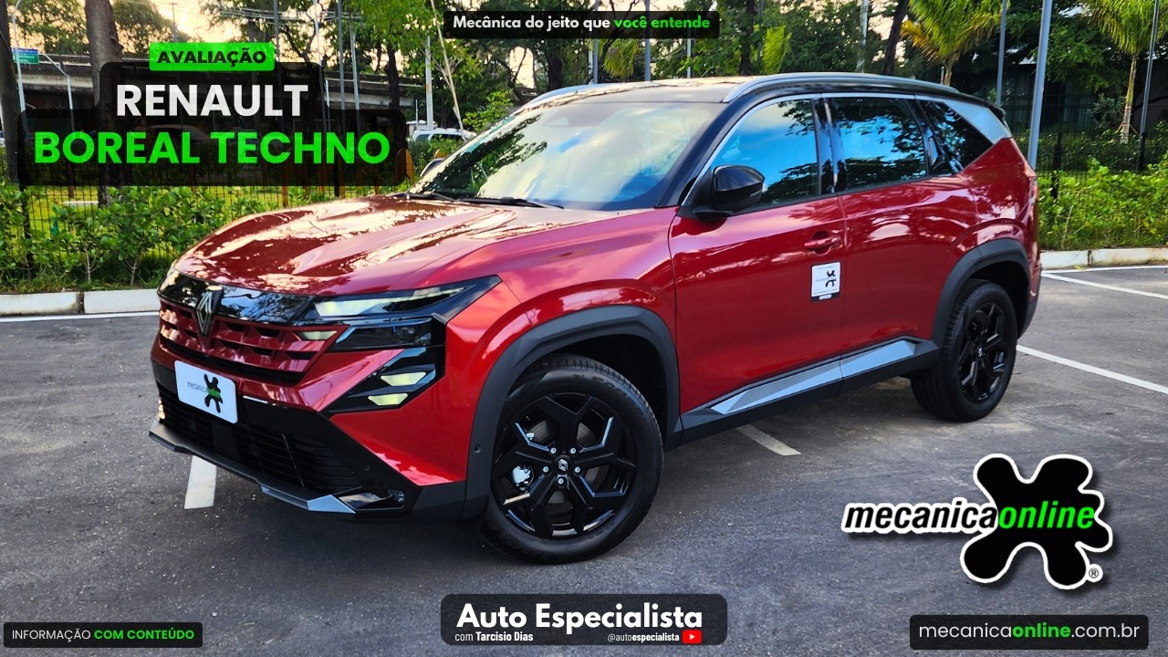 Renault Boreal Techno 2026: SUV com motor turbo de parceria alemã e pacote tecnológico