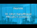 Keynote - Dr. Ulrich Kampffmeyer