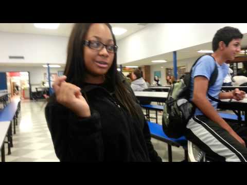 Girl rapping at school CHS