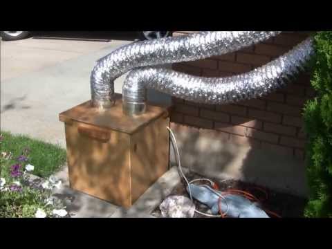 how to vent car exhaust in garage