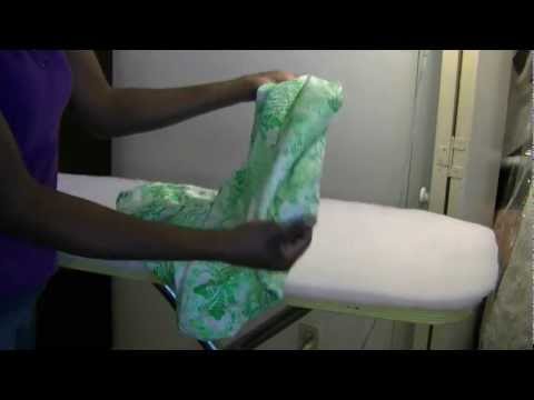 how to recover ironing board