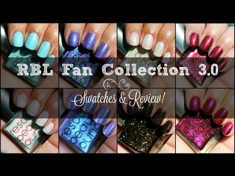 KellieGonzo: Rescue Beauty Lounge Fan Collection 2.0 Swatches and Review