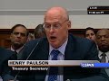 Treasury Sec. Paulson Statement to Financial Services Cmte. Treasury Sec. Paulson Statement to Financial Services Cmte.