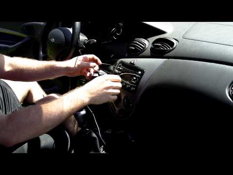 how to remove ford au cd player