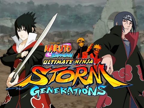 Naruto SUNS Generations: Sasuke (Akatsuki) VS Itachi (Live Commentary)