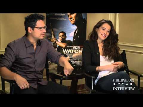 Phillip Siddiq interviews Michael Pena and Natalie Martinez for 'END OF WATCH'.