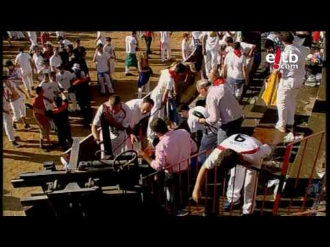 Testigos muestran cómo un toro saltó hacia el público en España