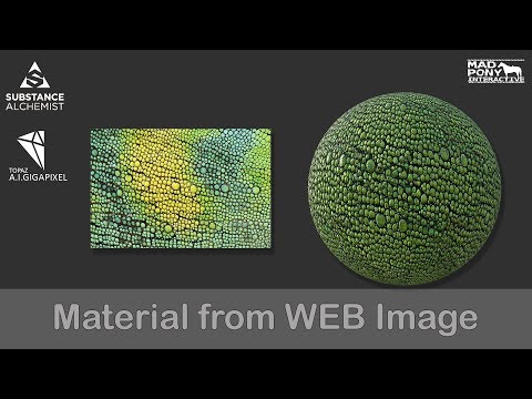 Material from WEB image (Substance Alchemist - A.I.Gigapixel)