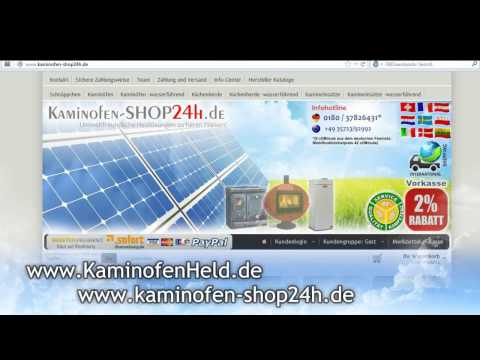 Eck-Kaminofen wasserführend LINESTOVES I200b - 14 kW