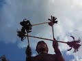 flower sticks trick   double elicopter