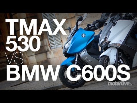 Tmax_530 - YAMAHA TMAX 530 vs BMW C600 SPORT - Le Maxiscooter sport BMW débarque enfin sur nos route. Le C 600S est-il en mesure de détrôner la référence et star du mar...