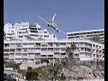 boeing 737 lands on mediterranean sea