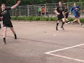 Halve finale straatvoetbal 2