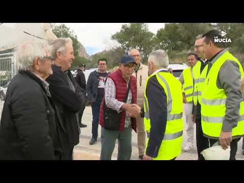 El conseller de Agricultura visita las obras del nuevo del Pozo de Rotes
