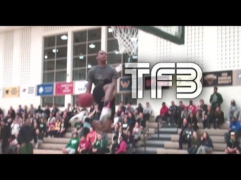 Jamil Dudley goes Dr.J and Dunks from the FREE THROW LINE