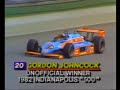 My tribute to the greatest times of the Indy 500. 1980 - 1996.