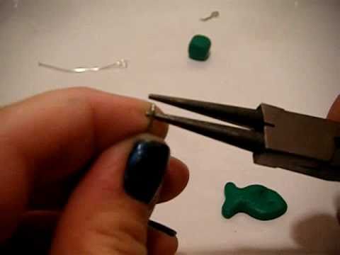 how to keep eye pins from falling out of clay charms