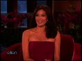 ellen scares teri hatcher on her show with a giant bee!