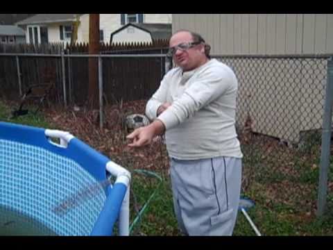 how to drain intex pool