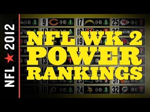 2012 NFL Power Rankings Week Two: Ravens Triumph, Panthers Tumble
