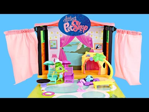Littlest Pet Shop 85+ Pieces Vacation in Rio - Hello Kitty Play Doh Sweet Cakes Hasbro Toys DCTC