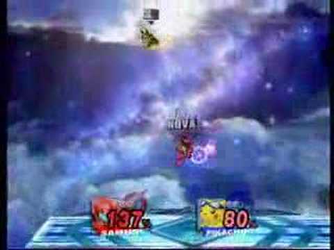 Nova (Samus) vs S. (Pikachu)