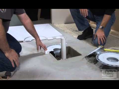 how to drain shower in basement