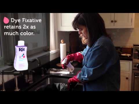 how to dye using rit liquid dye