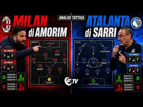 ⚽CAMPETTI ATALANTA-SARRI e MILAN-AMORIM: chi va e chi arriva | FANTAMONDIALE 🏆 | FANTACALCIO TV