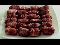 Dátiles con bacon y almendra (entrante)