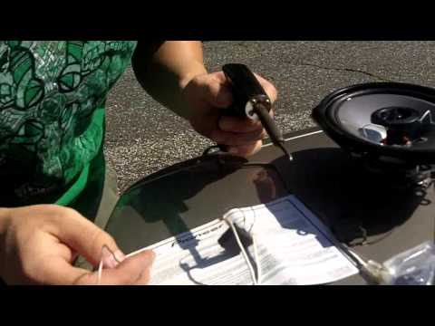 How to Install rear speakers in a 1995 Ford Taurus