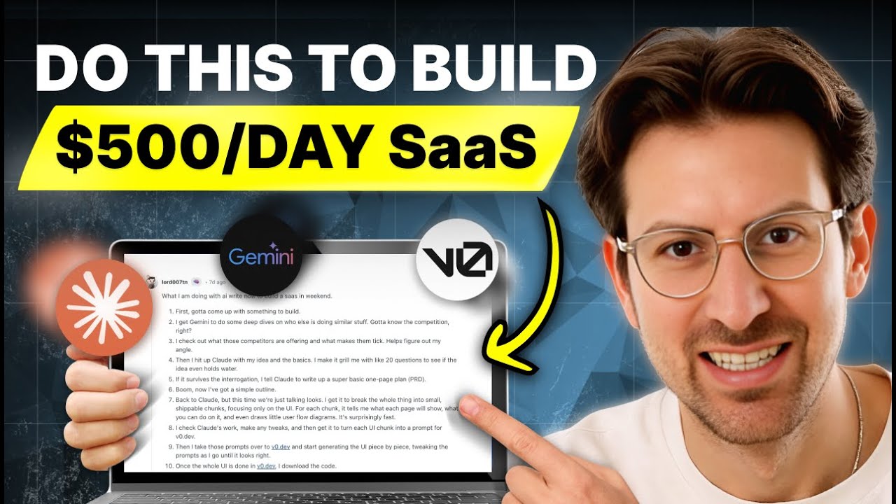 How to build SaaS App in a weekend using AI (Steal This)