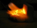 Melting copper Melting copper
