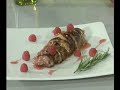 Milhojas de magret y foie con frambuesas