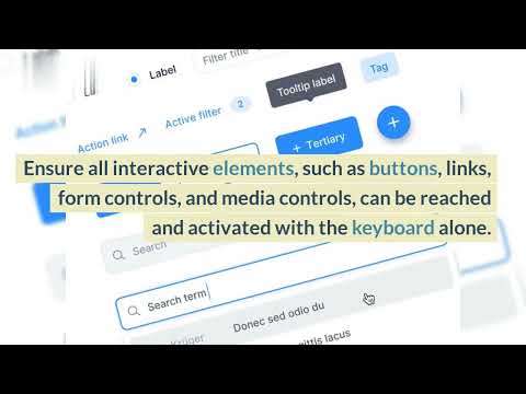 How to implement WCAG 2.1 Success Criterion 2.1.3 Keyboard (No Exception) in code with examples
