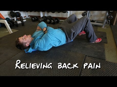 how to relieve back pain when lying down