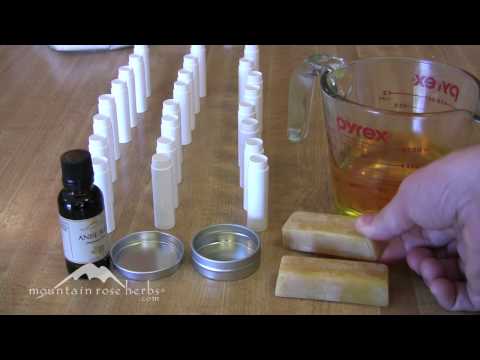 how to make lip balm