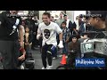 Nonito Donaire Media Workout for Vazquez Fight (Philippine News Coverage)