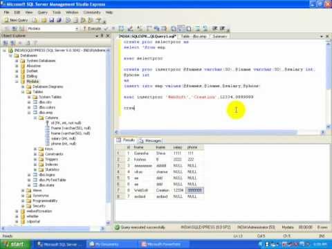 how to create stored procedure in sql server