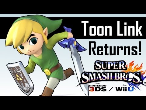 Toon Link confirmed for Super Smash Bros. Wii U / 3DS! - Gameplay Screenshots