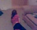 practising high kicks i fall over