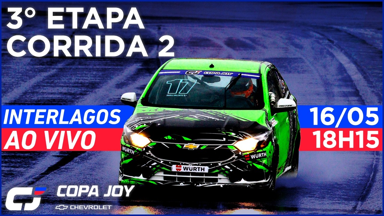 Copa Joy Chevrolet | 3° Etapa | 16/05/2025 | Corrida 2 🔴 AO VIVO
