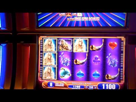 slot - This is a slot machine bonus win on Nordic Spirit with a re-trigger. I usually do not do well on this game but I had a hard time finding a losing machine thi...